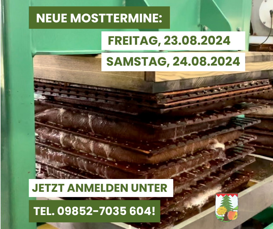 Mosterei Mosten Mosttag